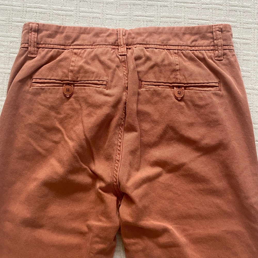 J.Crew coral chino utility relaxed fit pants size 00 - Picture 5 of 8